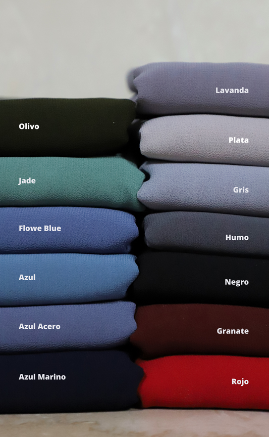 Chiffon Dark Red
