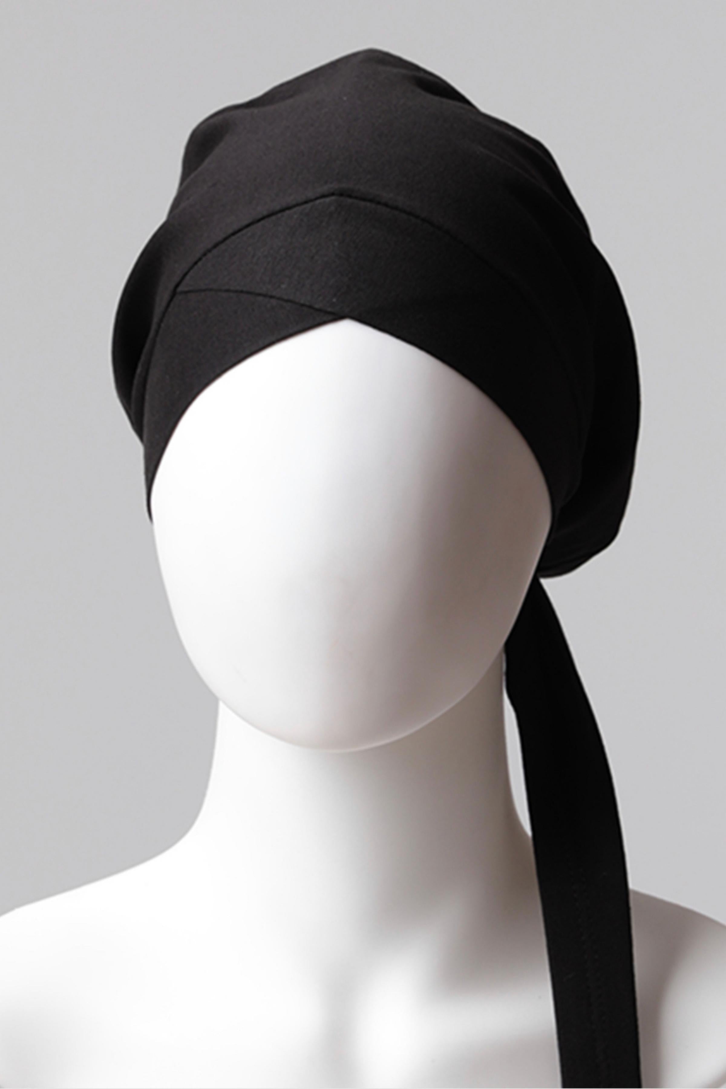 Under Alias Cap Criss-cross tieback undercap - Black – SEVKDA